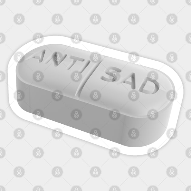 Anti Sad Pill Sticker by BeTornado